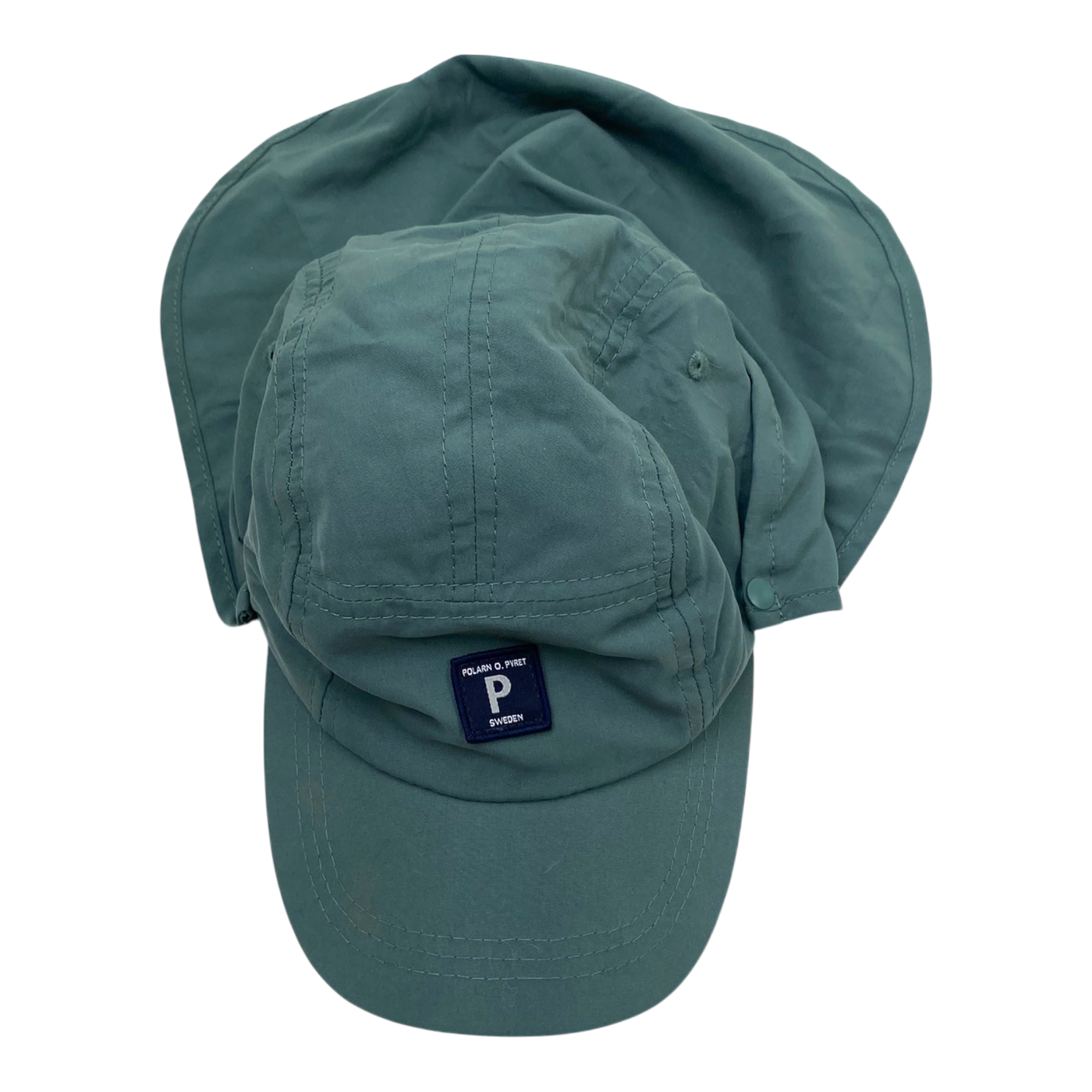 Polarn O. Pyret sun cap, teal green | 2-6y