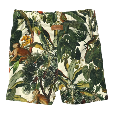 Metsola sweatshorts, jungle | 86/92cm