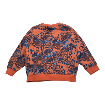 Kaiko sweatshirt, leaves | 86/92cm