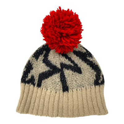 Bobo Choses pom hat, black/sand | 6-7y