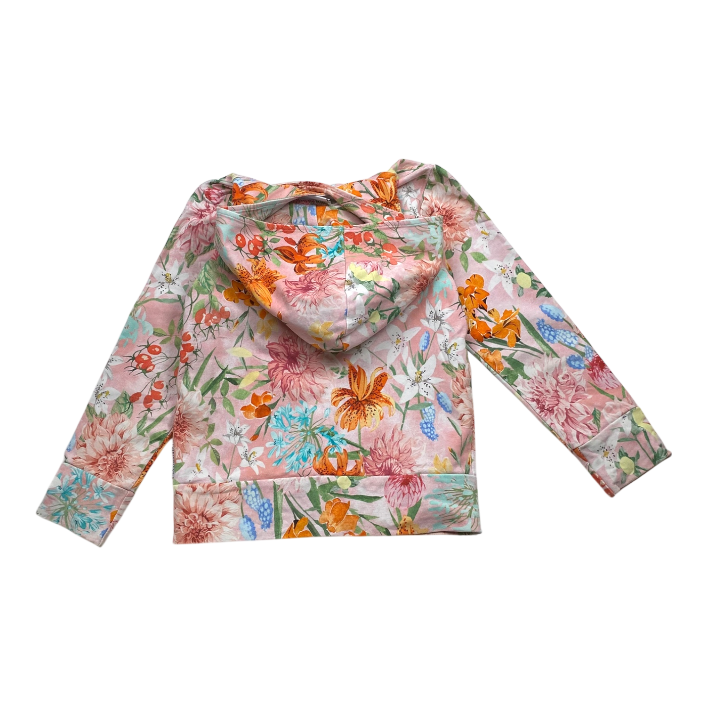 Versonpuoti hooded shirt, flower | 110cm