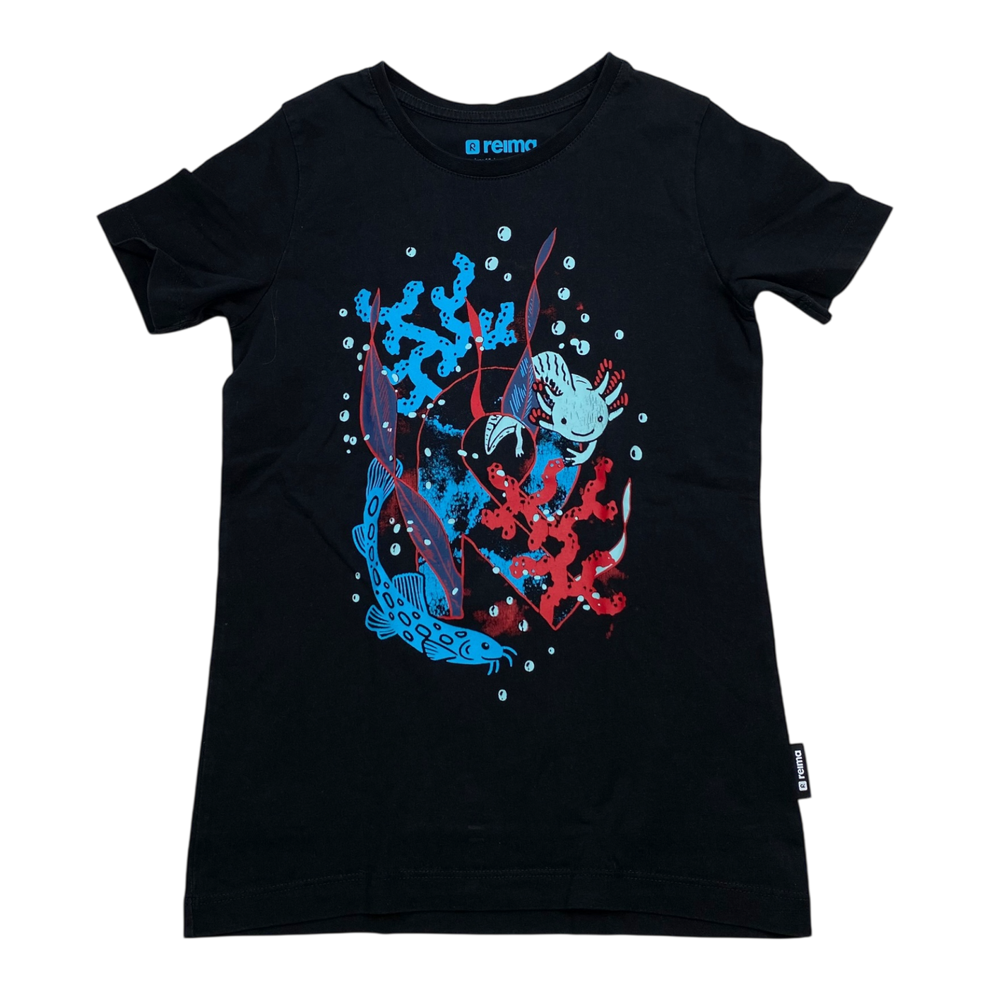 Reima t-shirt, black | 134cm