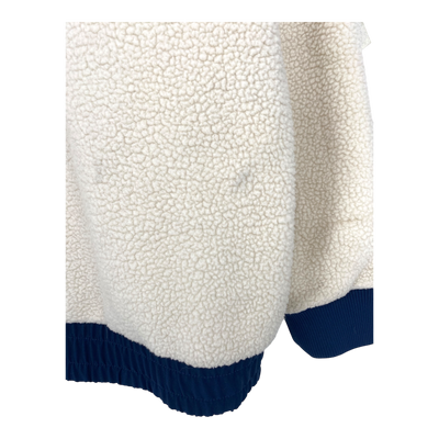 Reima samota teddy fleece jacket, dark blue/white | woman M