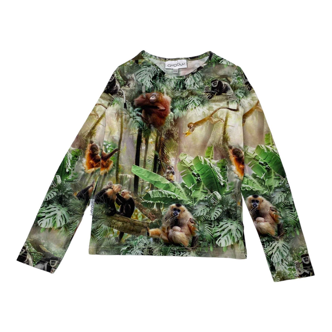 Gugguu shirt, jungle  | 116cm