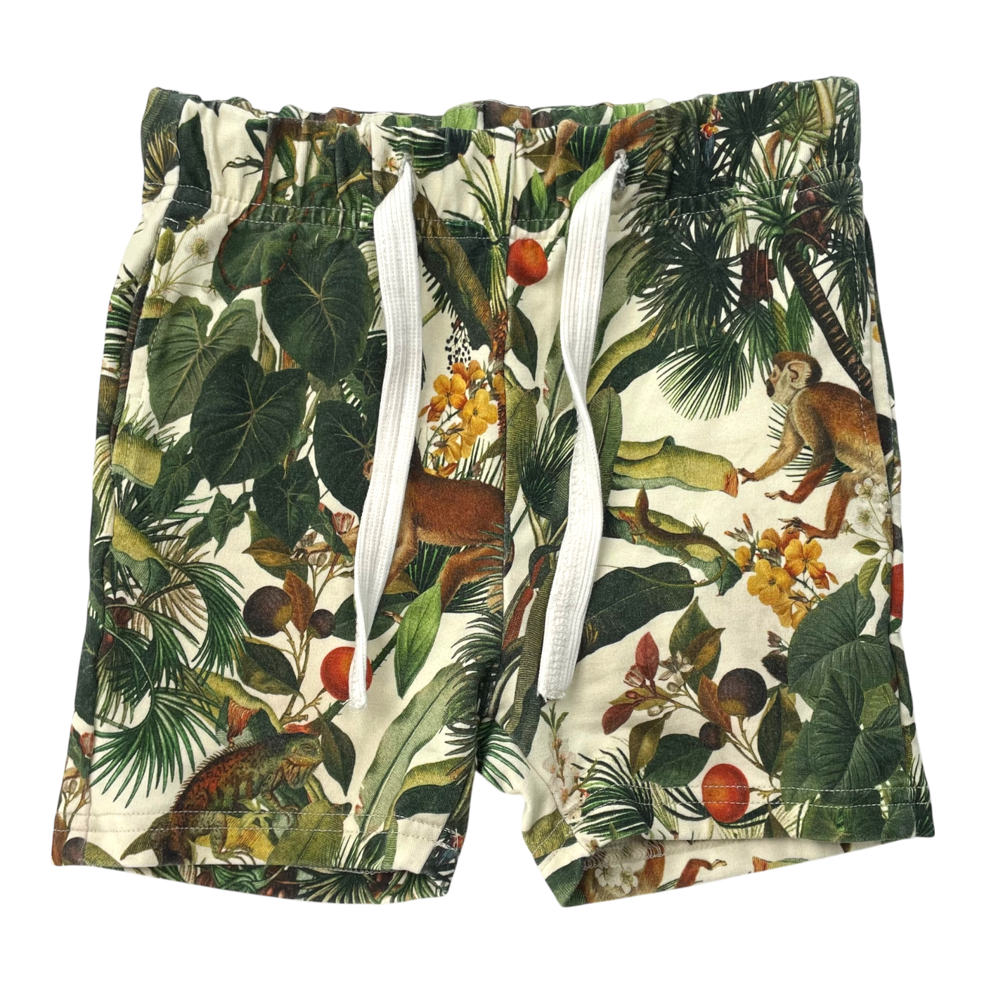 Metsola sweatshorts, jungle | 86/92cm