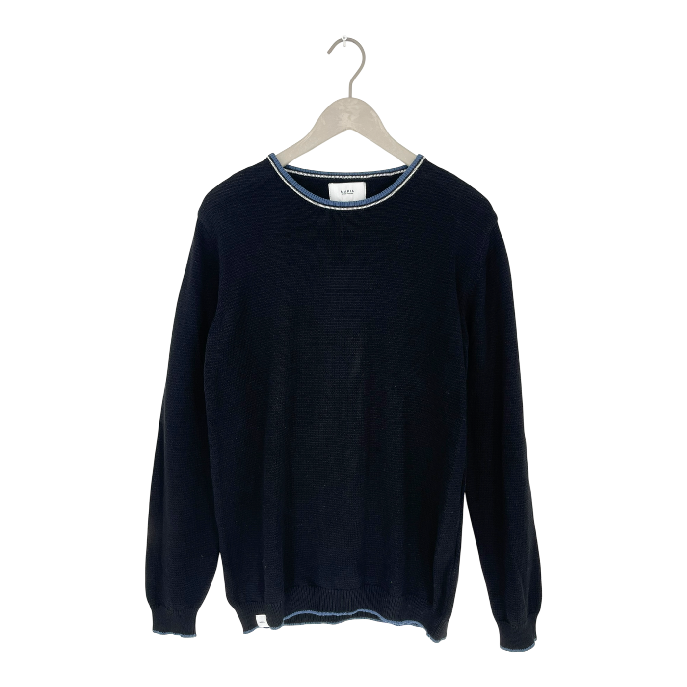 Makia cirque knitted sweater, black | man M