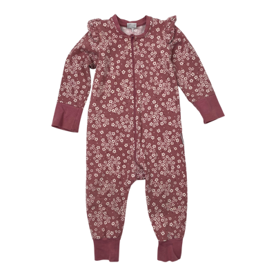 Polarn O. Pyret jumpsuit, flowers | 80cm