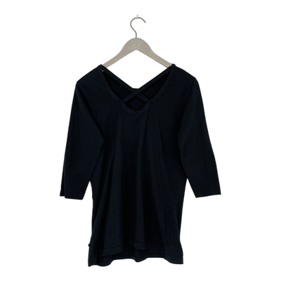 Kaiko cross shirt, black | woman L