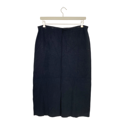 Soft Rebels henrietta knit skirt, black | woman XXL