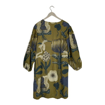Mainio sea flowers tunic dress, green | woman S