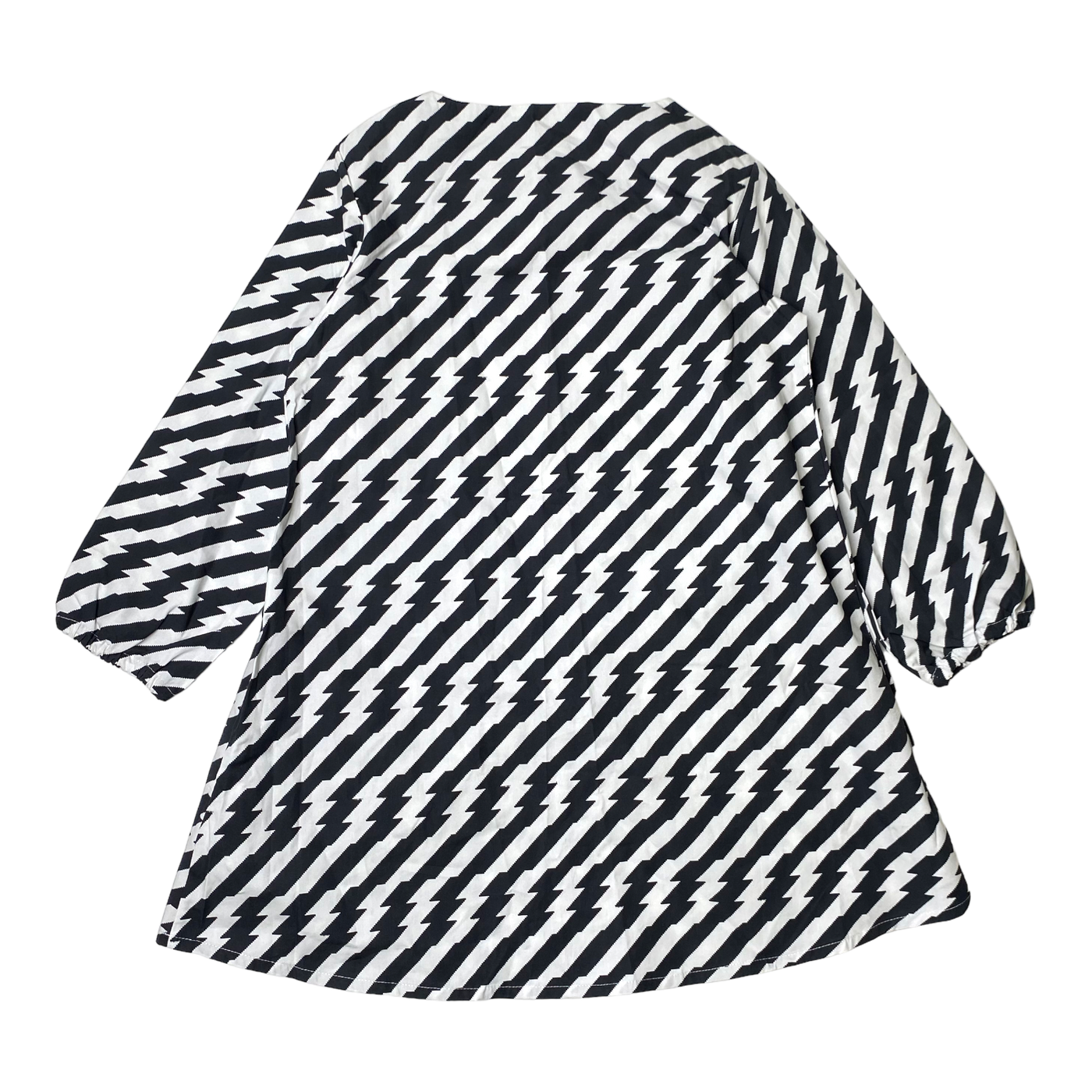 Vimma woven dress, black/white | 120cm