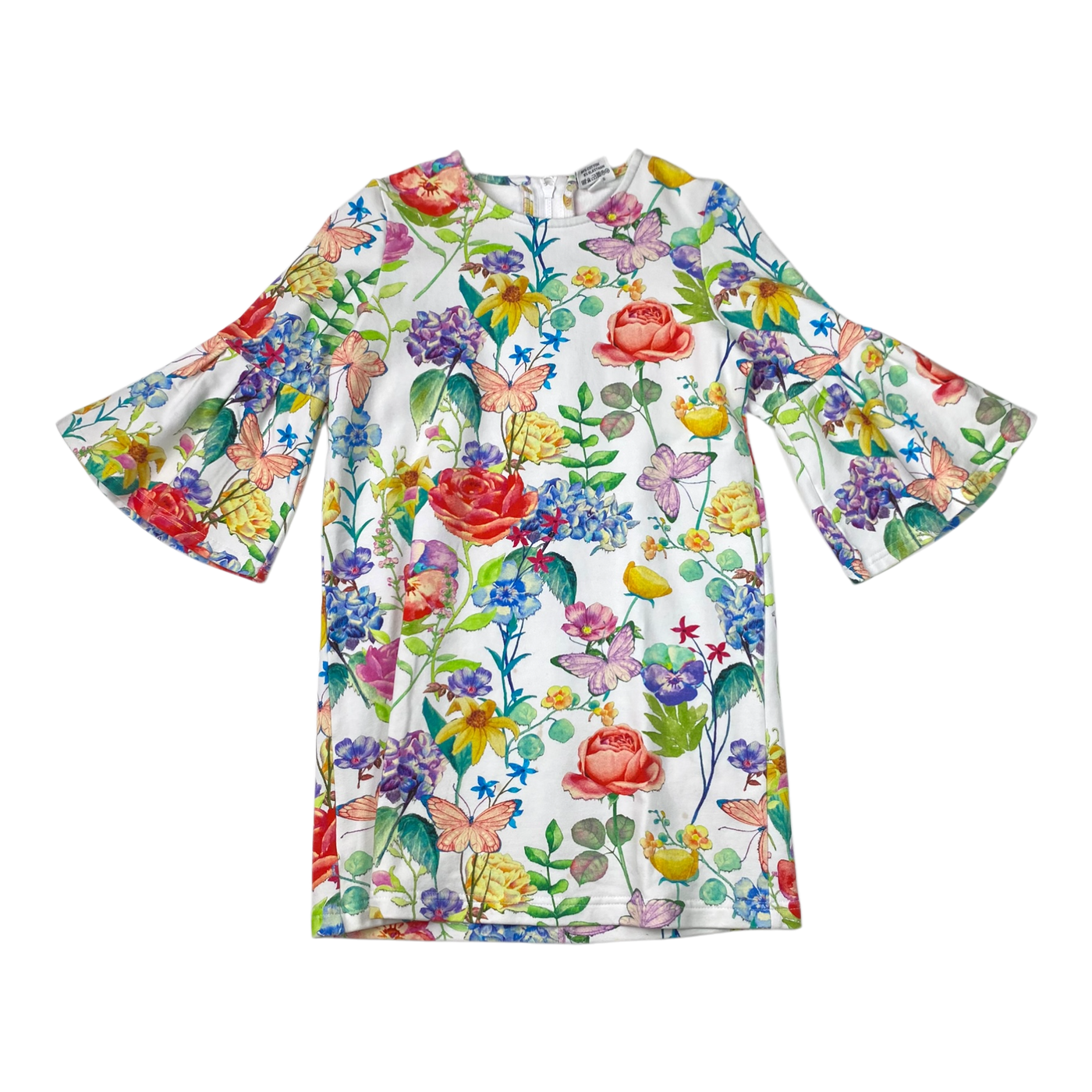 Metsola frill tunic, flower | 122/128cm