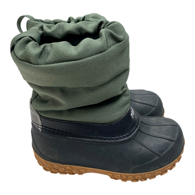 Reima loskari winter duck boots, green | 28