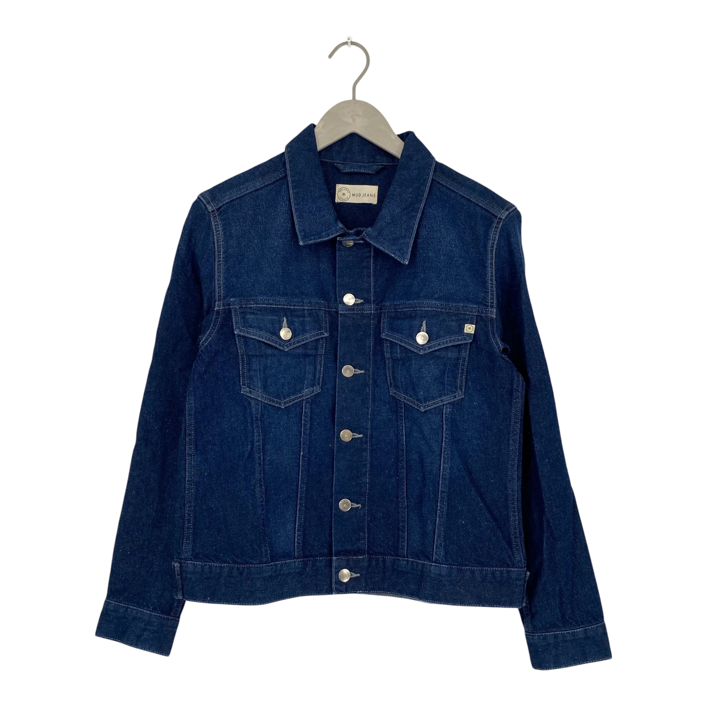 Mud Jeans tyler denim jacket, strong blue | unisex S/M
