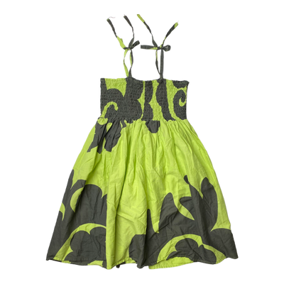 Marimekko woven dress, green | 110cm