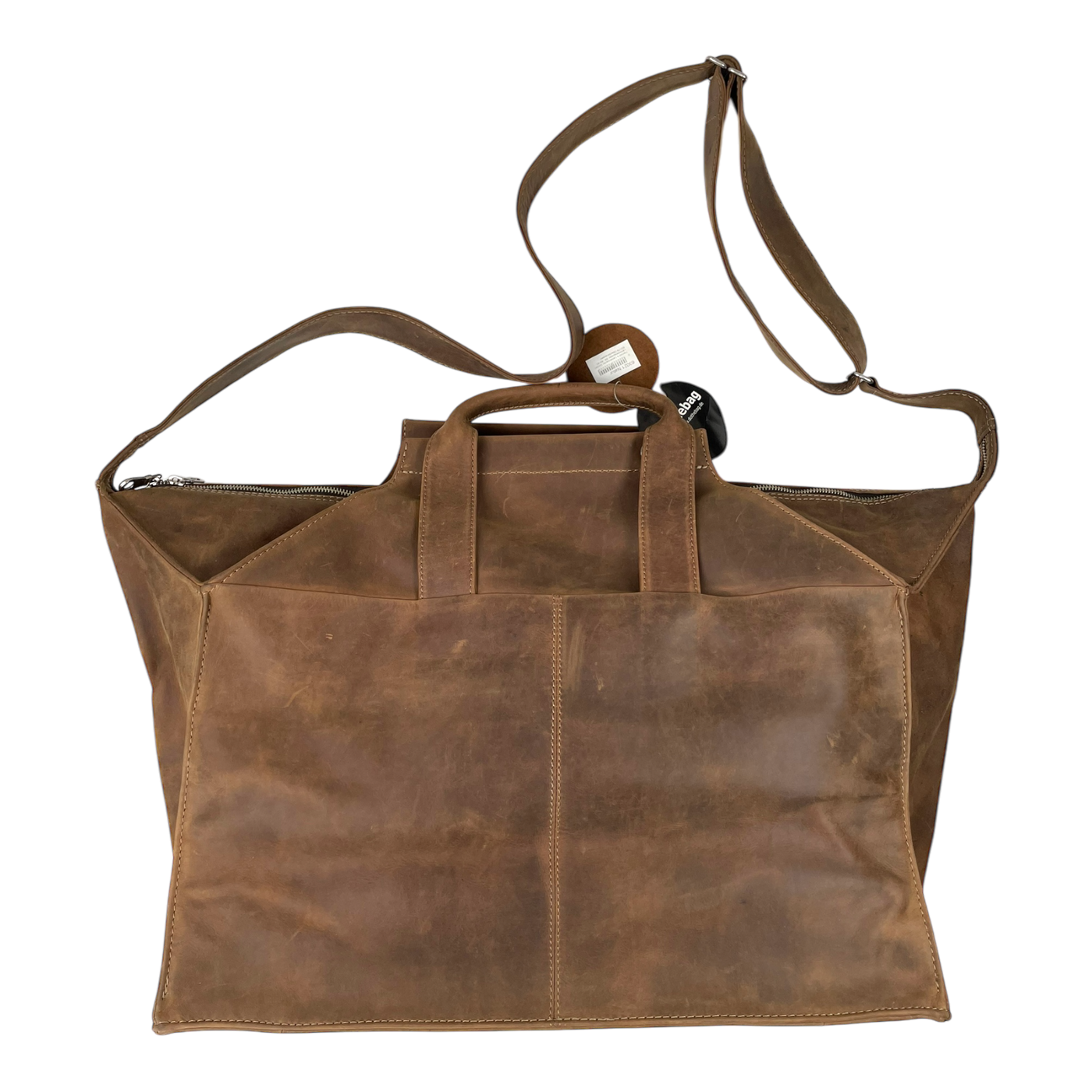 Harold's Bags ‭dothebag travel bag, mocha brown