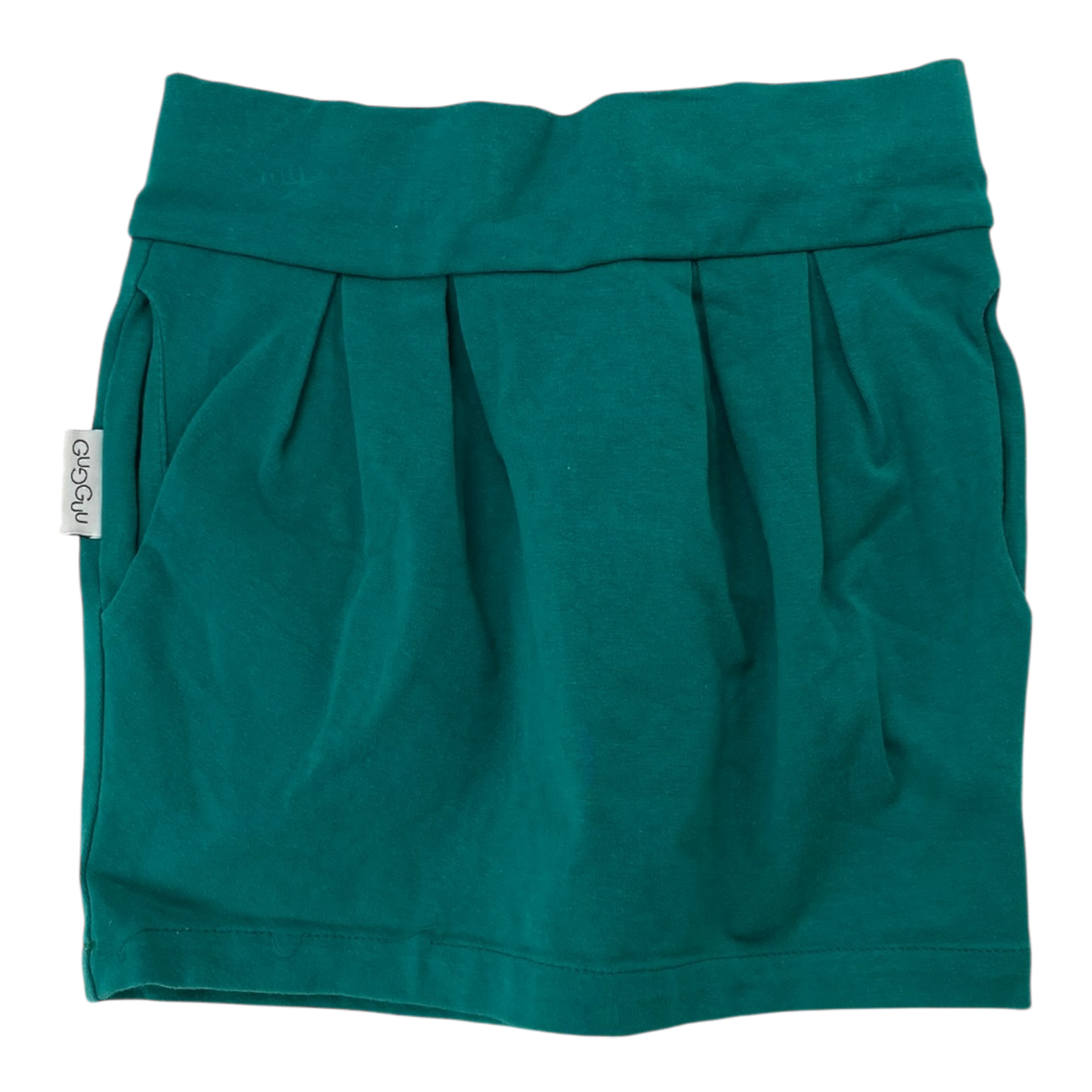 Gugguu tricot skirt, teal green | 104cm