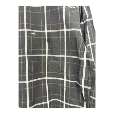 Makia grove buttoned shirt, black | man M