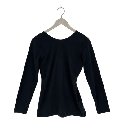 Kaiko cross shirt, black | woman S