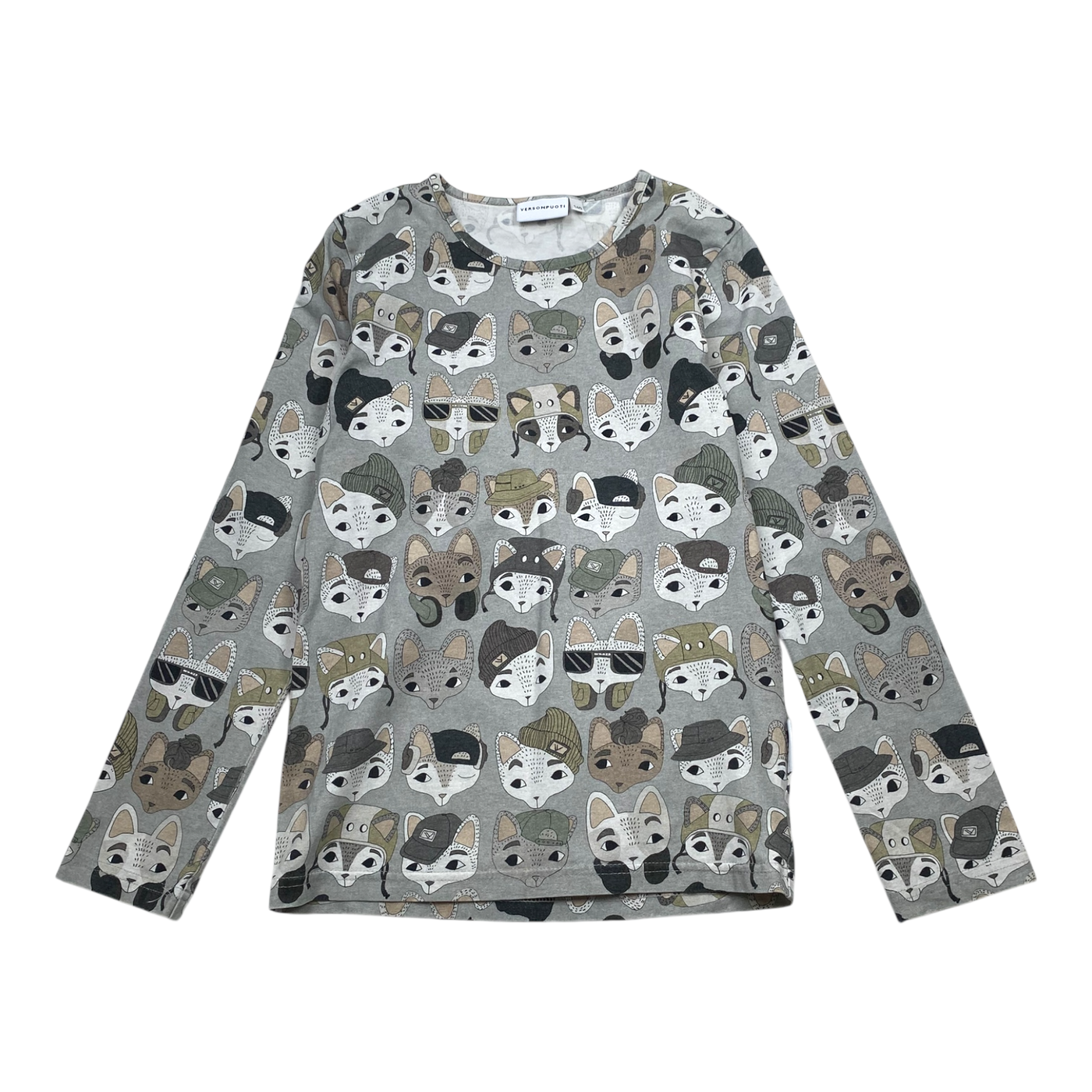 Versonpuoti shirt, grey | 140cm