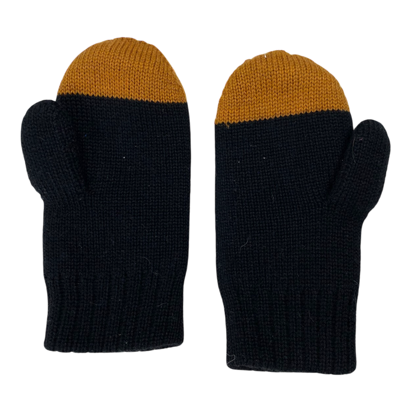 Papu kivi mittens, black | 3-5y