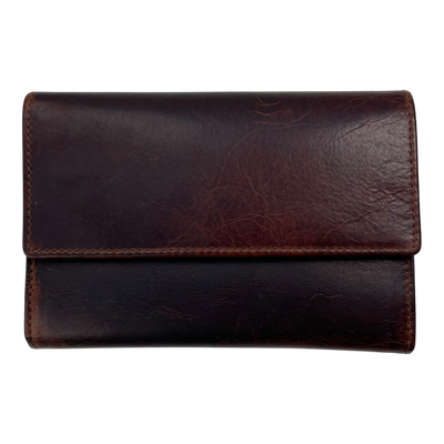 Holzrichter leather wallet, brown
