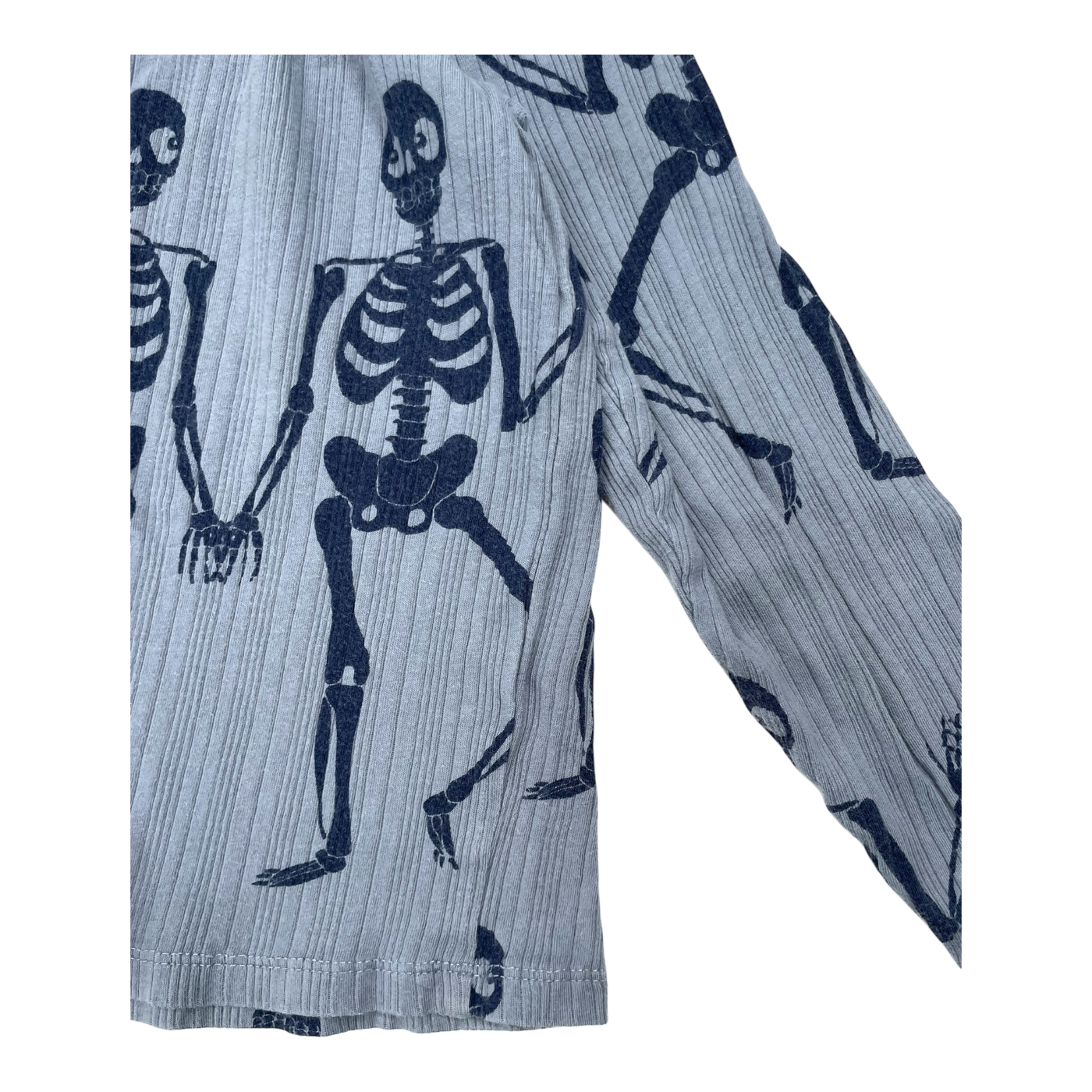 Mini Rodini skeleton shirt, blue | 116/122cm
