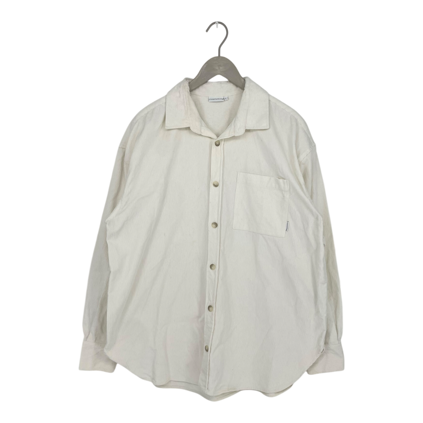 Riva Clothing corduroy jacket, white | unisex L