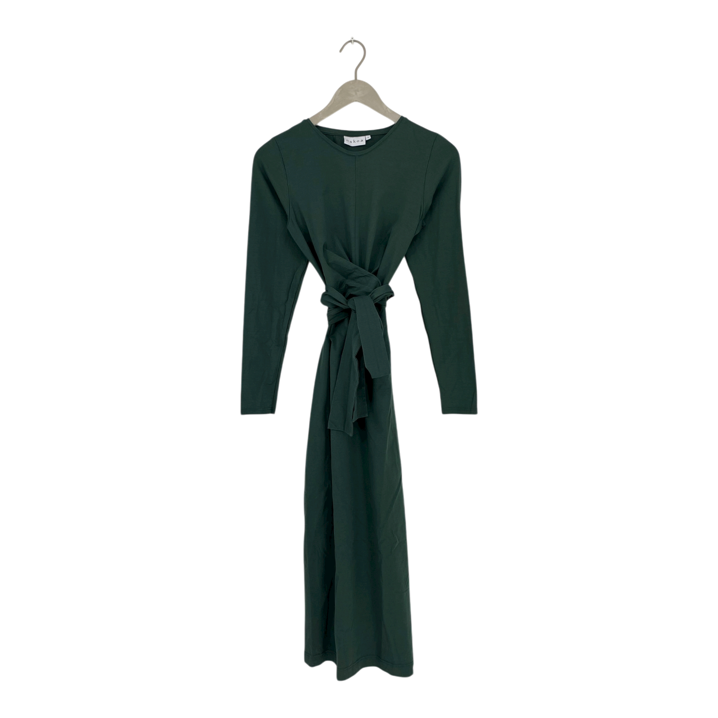 Nakoa wrap dress, dark green | woman S