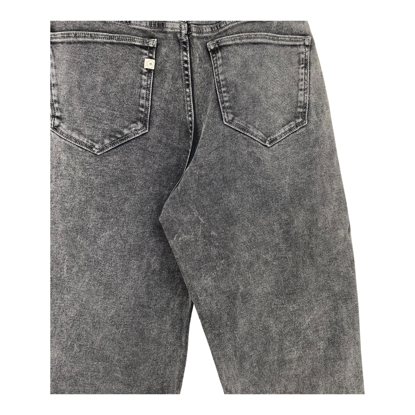 Mud Jeans mams high tapered jeans, heavy black stone | woman 26/29