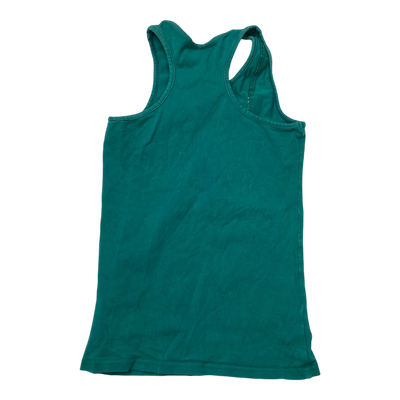 Gugguu tank top, dark mint | 128cm