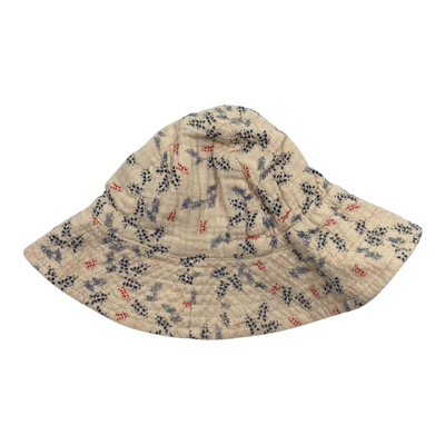 Konges Sløjd summer hat, flowers | 12-18m