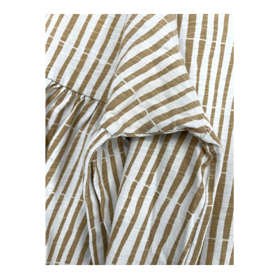 Mainio trumpet sleeve dress, stripes | woman XS