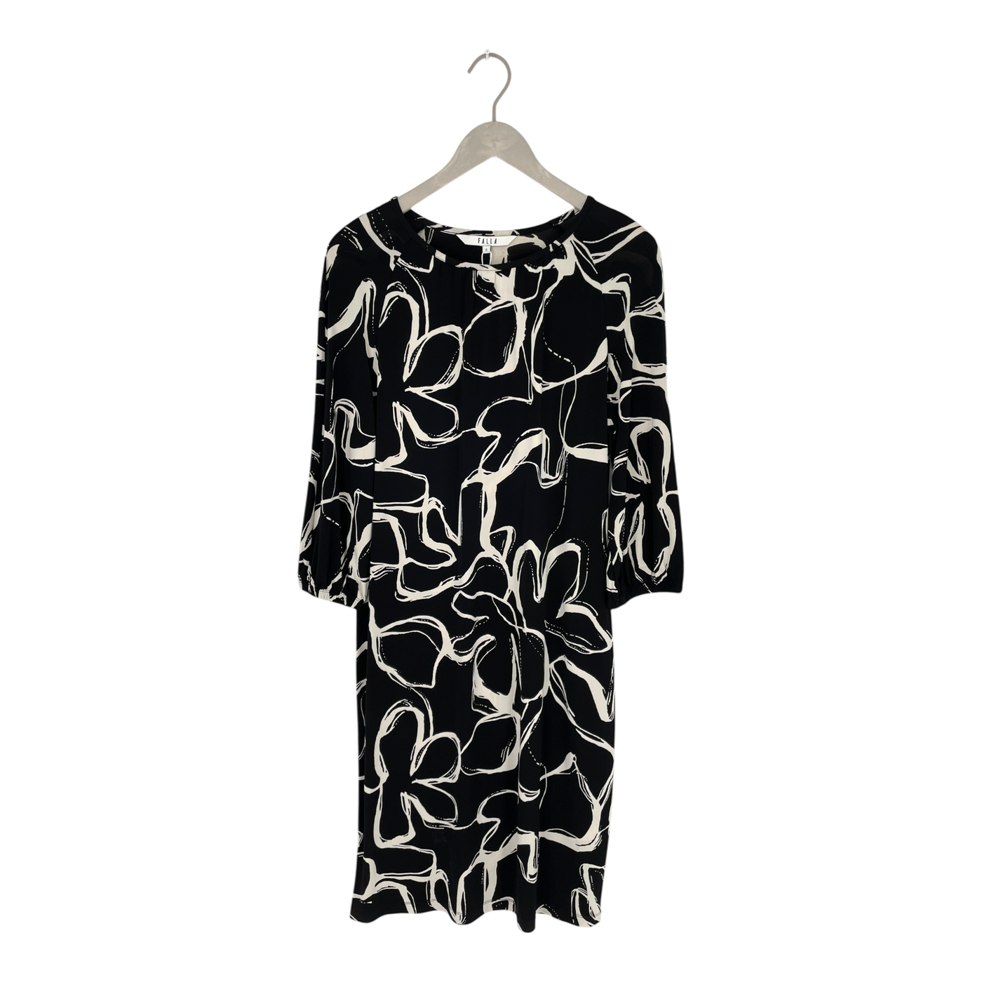 Falla solina dress, black/white | woman S