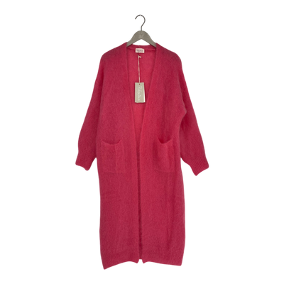 Bypias bohemiana knit cardigan, pink | woman onesize