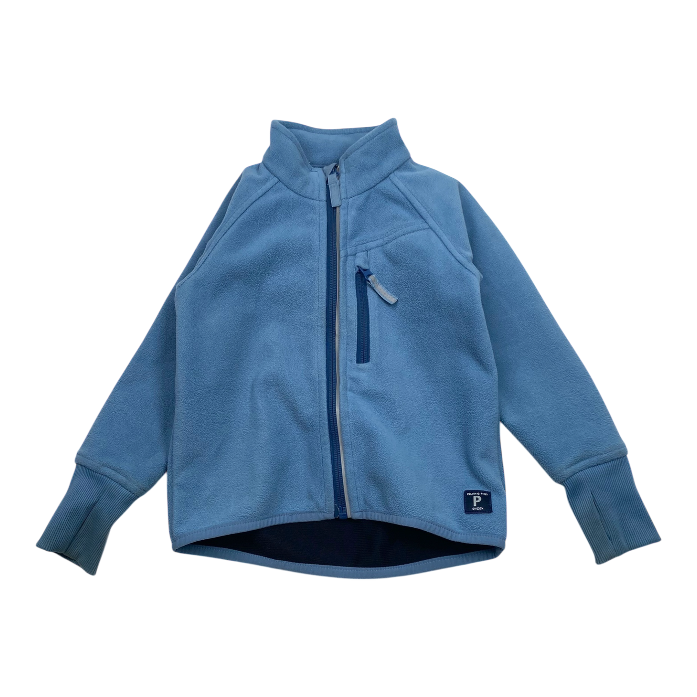 Polarn O. Pyret windfleece jacket, blue | 98cm