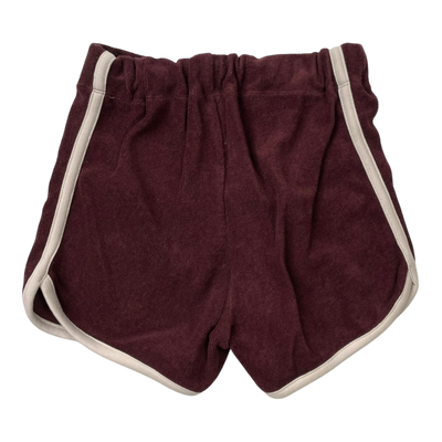 Mainio terry shorts, chocolate | 134/140cm