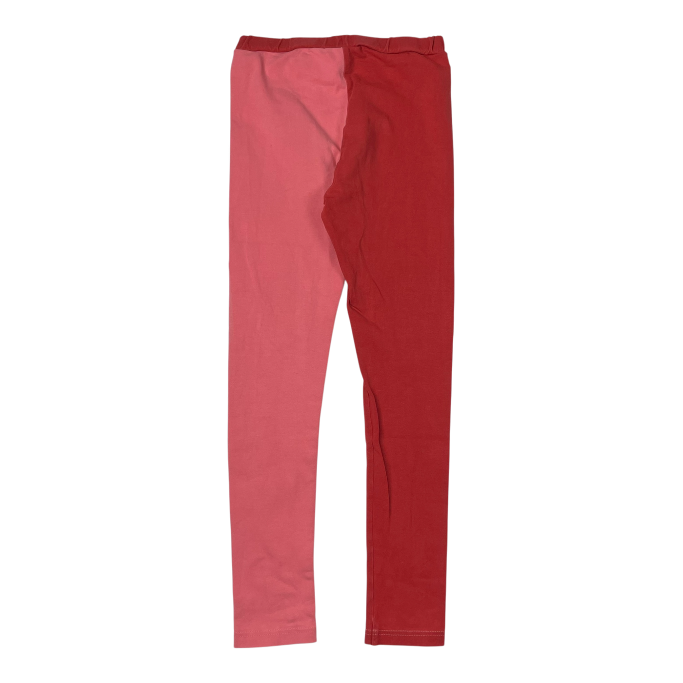 Gugguu block leggings, red/pink | 122cm