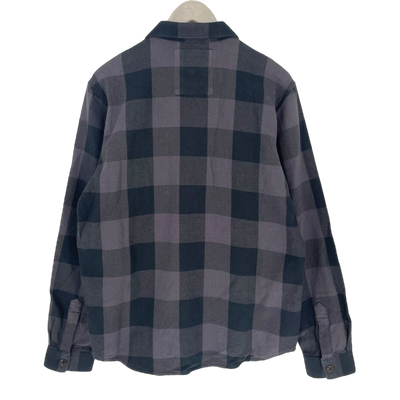 Makia howard overshirt, black/grey | man M