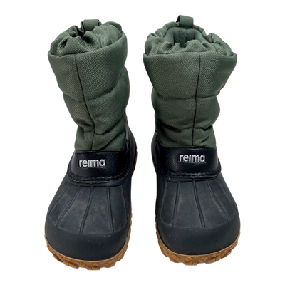 Reima loskari winter duck boots, green | 28