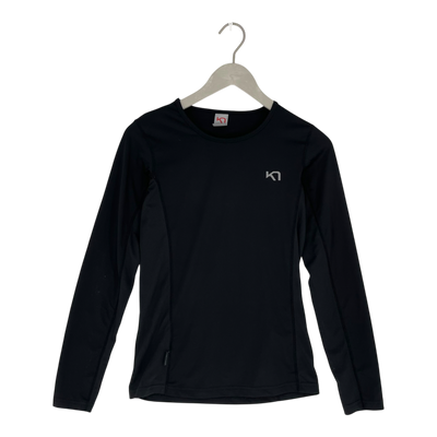 Kari Traa sport shirt, black | woman XS