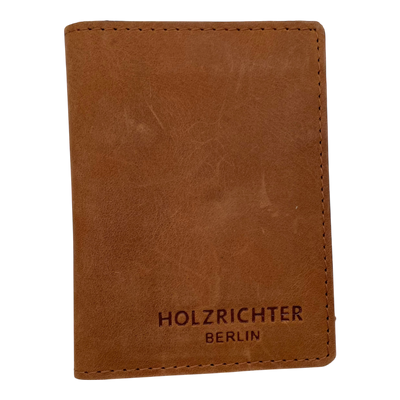 Holzrichter leather wallet, caramel