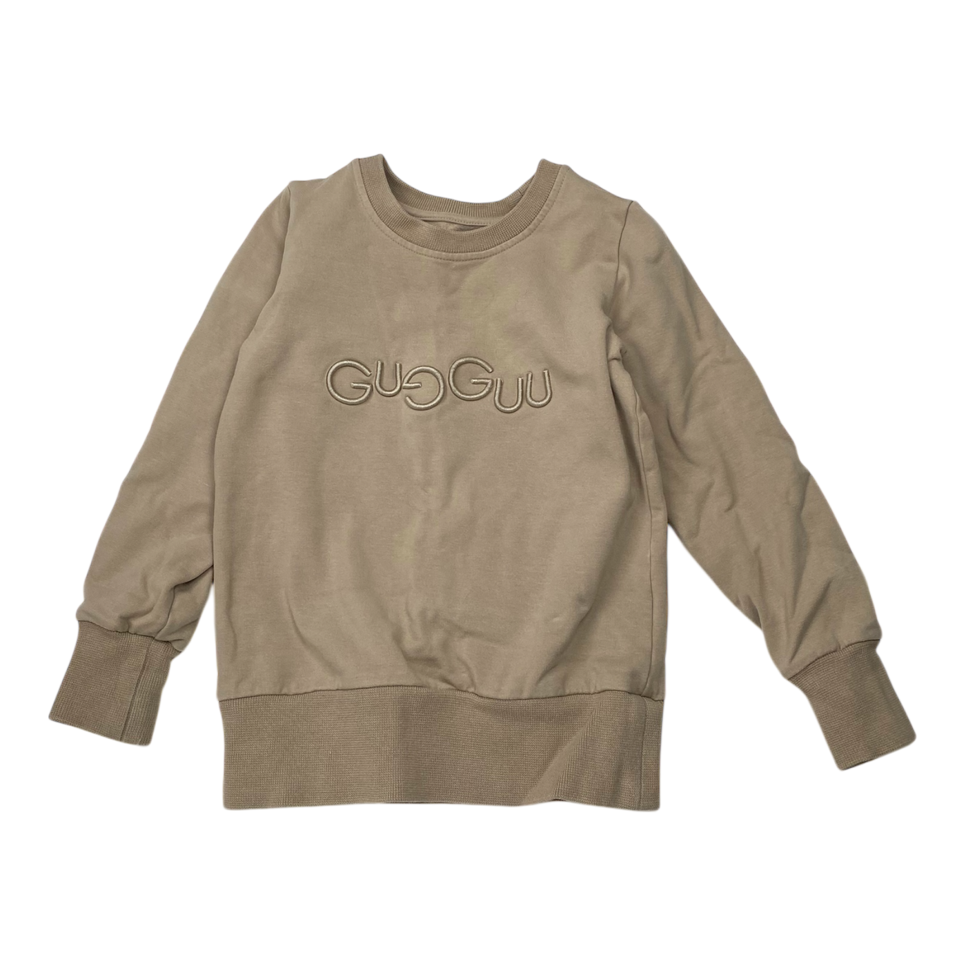 Gugguu logo sweatshirt, beige | 92cm
