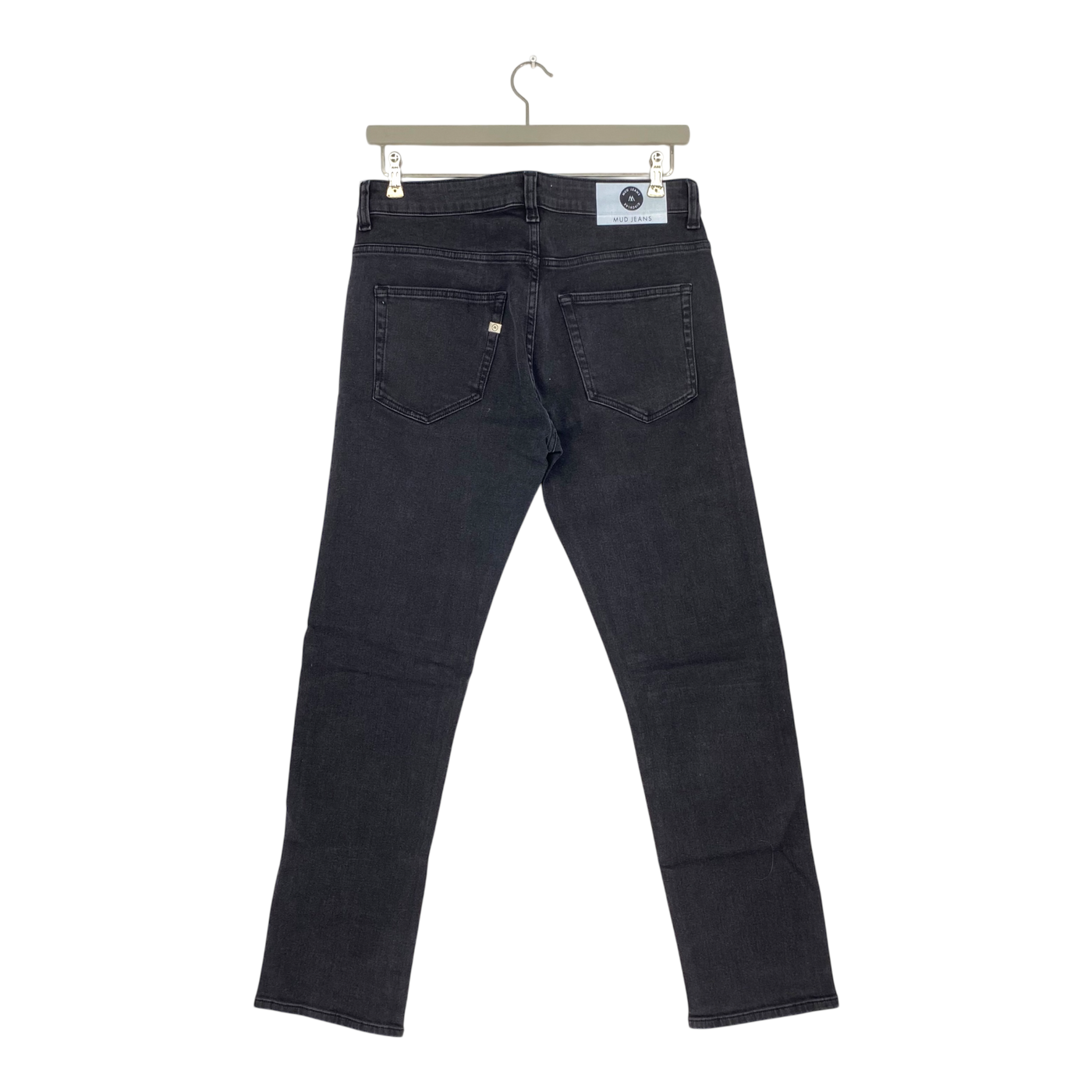 Mud Jeans bryce straigt jeans, stone black | man 32/32
