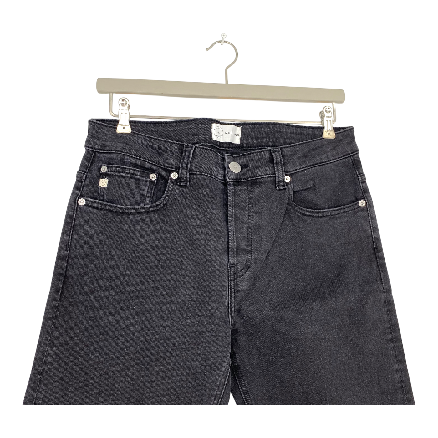 Mud Jeans bryce straigt jeans, stone black | man 32/32