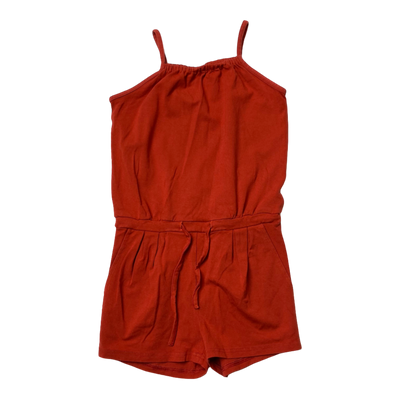 Gugguu spagetti tricot jumpsuit, red | 110cm