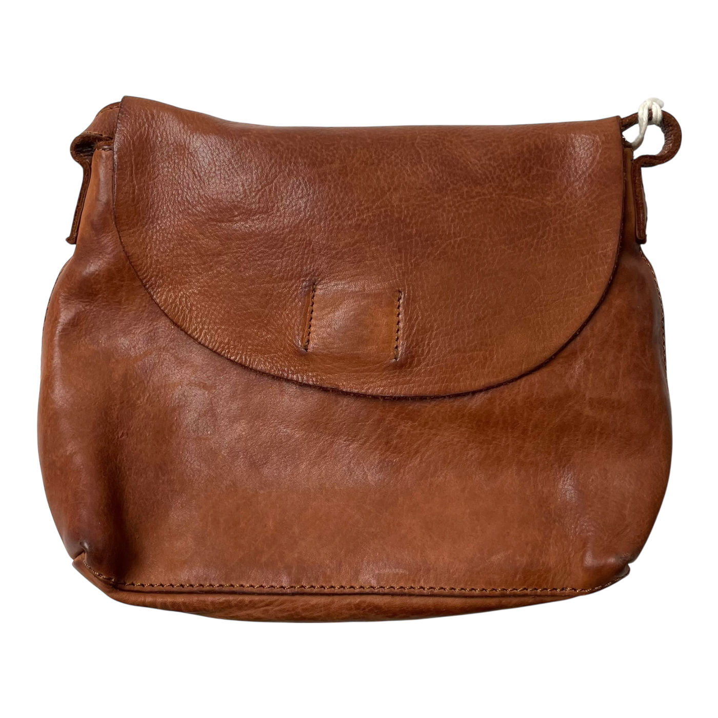 Harold's Bags leather submarine crossbag small, cognac