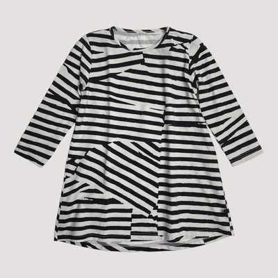 dress, black/white stripe | 100cm