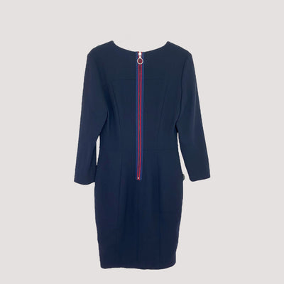 wool smart dress, navy blue | women 36