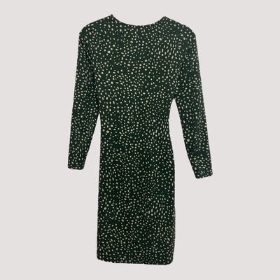 belted dress, wild dots moss | women XXS